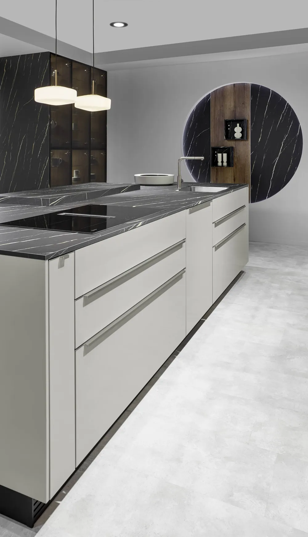 Kutchenhaus Novalux Satin Grey High Gloss 2