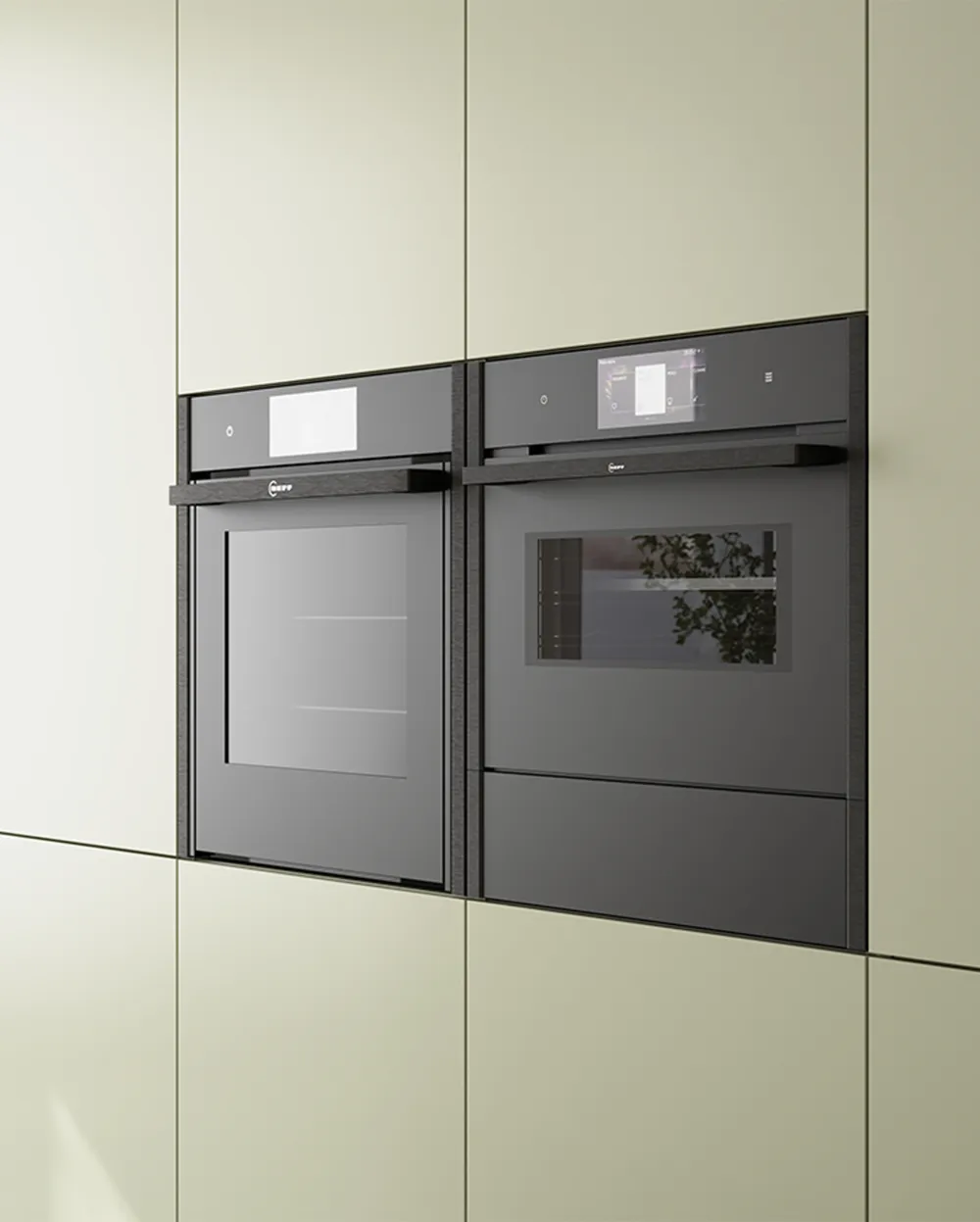 Senso Premium Modern Kitchen in Honed Jade Green | Kutchenhaus
