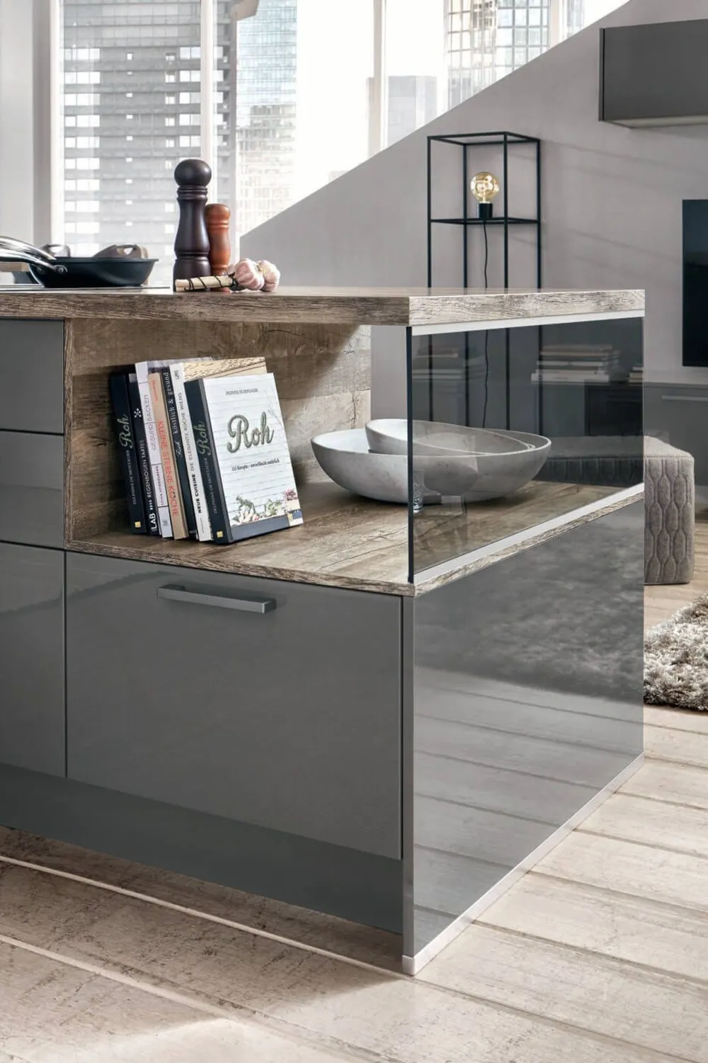 Kutchenhaus Flash Slate Grey High Gloss 2