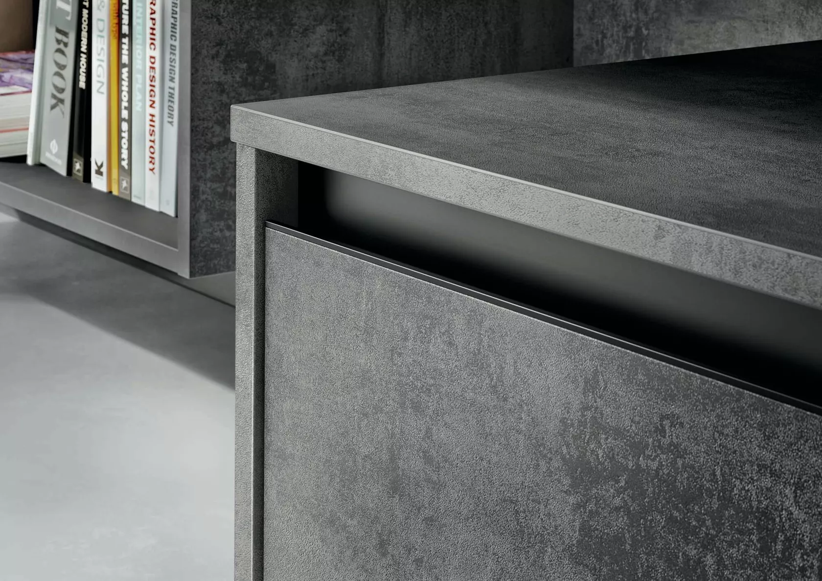 Kutchenhaus Riva Concrete Slate Grey Repro 1